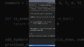 the filterfalse() function in python | python tutorials 