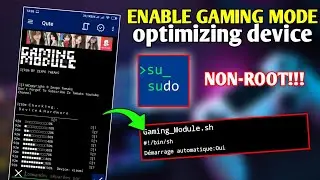 gaming module - script mode gaming peforma maksimal android non root