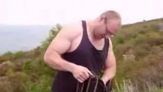 Moss does a mountain bike trail