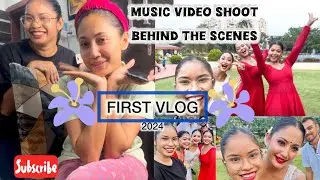 First Vlog  2024 ||Music Video Shoot.. Behind The Scenes || full masti কৰিলো💃🏻🥰|| twins Makeupartist