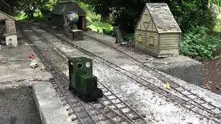 G Gauge PS Models Hudson My 1st garden rly build 1st test run @ Llechwed Garden Rly Tywyn Gwynedd