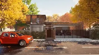 Twinmotion 2021.1.3 Facade Design Tutorial | Twinmotion 2021.1.4 Modern House
