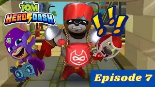 Talking Tom Hero Dash : Hero Ginger Helping Hero Ben in  The Jungle Town. Episode 7