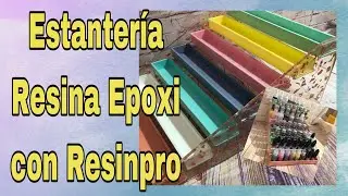 Estanteria resina epoxi con Resinpro