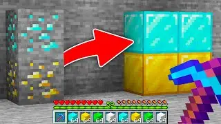 Minecraft, But All Ores Are Blocks!