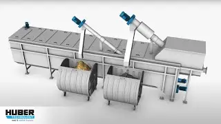 HUBER Complete Plant ROTAMAT® Ro5 - Animation