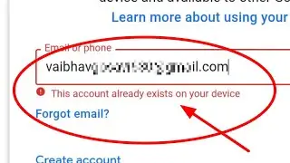 Fix Google Account This account already exists on your device