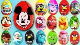 Surprise Eggs Mickey Mouse  , Surprise Eggs Unboxing + Surprise Eggs Mickey Mouse Clubhouse