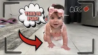 Baby Haven is Finally CRAWLING!!! (CAUGHT ON CAMERA)