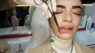 Dudak Piercing Delimi / İlk Değişim !!