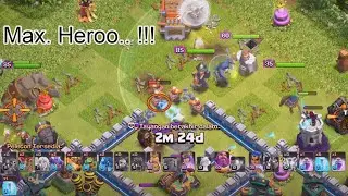 Use max hero to get 3 star on town hall 14 || COC