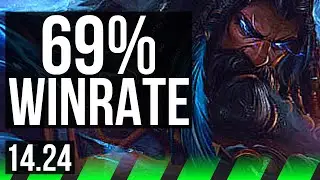 UDYR vs KAYN (JGL) | 69% winrate, 1/1/6 | NA Grandmaster | 14.24