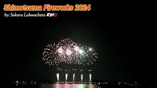 SHIMOTSUMA CITY FIREWORKS 2024 || HANABI MATSURI || SUMMER FESTIVAL IN JAPAN @sakuralakwachera9382