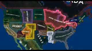 HOI4 Red Flood: All American collapse warlords showcase