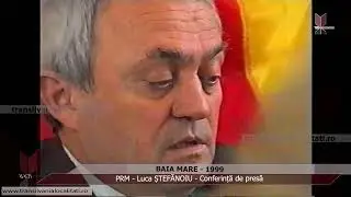 BAIA MARE (1999) -  PRM - Luca ȘTEFĂNOIU - Conferință de presă
