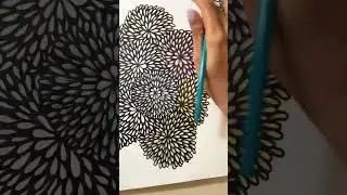 Floral zentangle❣️