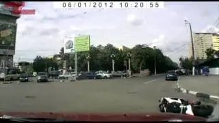 Car Crashes into Motorbike1