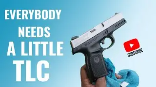 Smith & Wesson (SW40VE) Slide Strip and Cleaning.