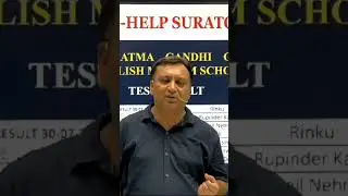 Mahatma Gandhi English medium school Test Result