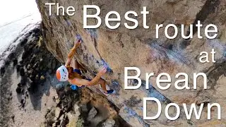 Chulilla 7b+ Sport climbing at Brean Down