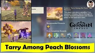 Tarry Among the Peach Blossoms | Domain of the Wayward Path | Genshin Impact | NJMH