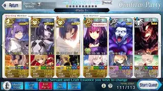 [Fate/Grand Order] Hunting Quest Campaign 10 – Day 6 Farming (Kicking Fluffy the Dog)