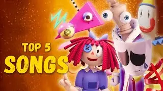 TOP 5 THE AMAZING DIGITAL CIRCUS SONGS | RAGATHA, ZOOBLE, GANGLE, KINGER, KAUFMO | ORIS