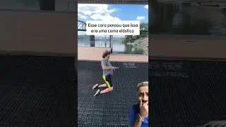 nunca pule nessa rede, ela não é um trampolim 