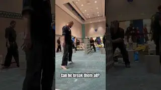 Testing Power |  Martial Arts Side Kicking Power Concrete Breaking Challenge #karate #martialarts
