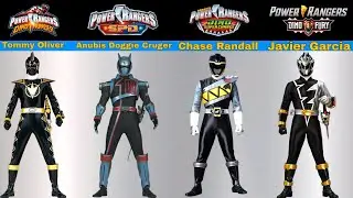 All Black Power Ranger List l Power Ranger ⚡ ll