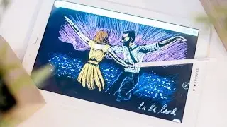 Drawing Ryan Gosling in a Samsung Galaxy Tab A with S Pen