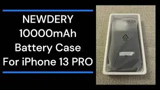 NEWDERY 10000mAh Battery Case for iPhone 14/14 Pro/13/13 Pro! 📱⚡