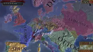 Europa Universalis IV Timelapse: Brandenburg to Prussia to Germany