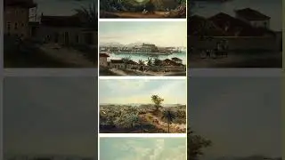 Rio Antigo em  1855 - 10 Vistas Incríveis #shorts