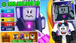 ТРАЧУ РОБУКСЫ НА ПОКУПКУ УЛУЧШЕНОГО ТИТАНА СИНЕМАМЕНА В ROBLOX Toilet Tower Defense