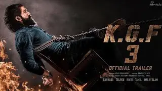 KGF CHAPTER 3 Official Trailer | Yash | Prasanth Neel | Raveena Tandon | KGF 3 Trailer