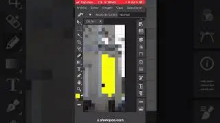 Empezar a pixelart desde el móvil cuadros de 32x32. Escalar pixelart. Exportar sin perder calidad.