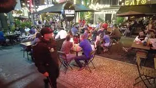 MEDELLIN NIGHTLIFE DISTRICT COLOMBIA WALKING TOUR Poblado Parque Lleras and Provenza 9189