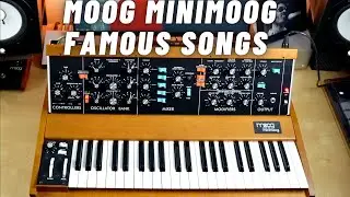 Moog Minimoog Famous Songs and Sounds