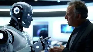 Human vs Robot: Real Conversation Inside a High-Tech Showroom! #RoboticsDemo #HumanoidRobot