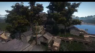 Заняли остров и построили деревню в Rust!