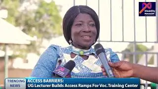 UG Lecturer Builds Access Ramps For Vocational Training Center