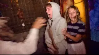HAUNTED HOUSE WALKTHROUGH WITH MY LITTLE SISTER!