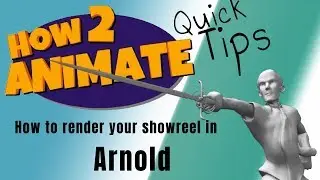 Rendering Animations in Arnold Tutorial - No Watermark - How2Animate