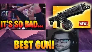 Steamers using the new DRUM SHOTGUN for the FIRST TIME! Fortnite best & funny moments
