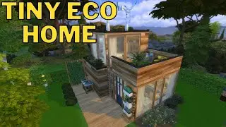 Tiny Eco Home | The Sims 4 | Speed build