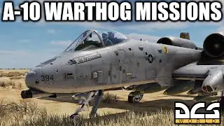 A-10 WARTHOG LARGE CONFLIGHT MISSIONS IN DCS WORLD