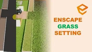 Cara mengatasi rumput yang timbul menutupi material lain pada Enscape