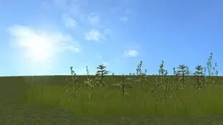 How to make good looking grass in the blender game engine