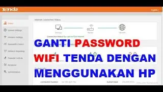 How to change the wifi router password for the Tenda N300 on your cellphone